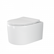 Подвесной унитаз Ceramica Nova Moments Rimless CN3003 микролифт, безободковый